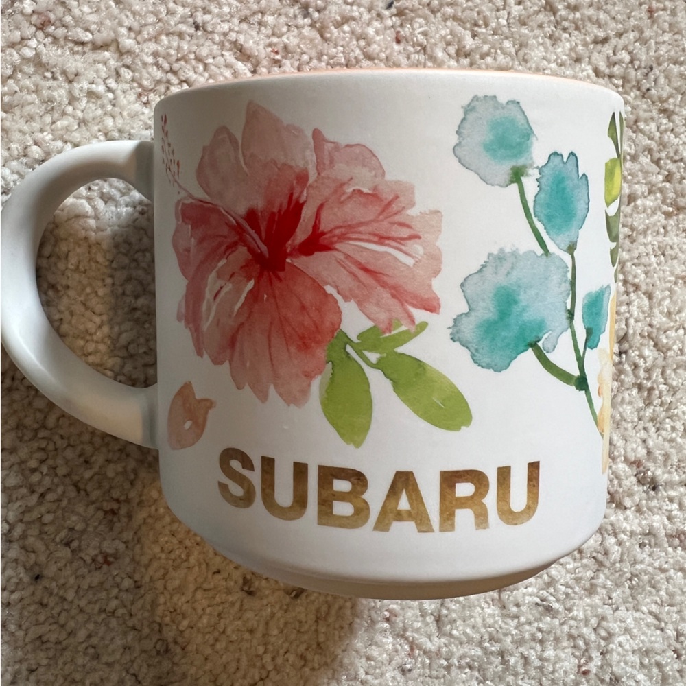 Subaru Floral Mug - Multicolor
